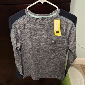 All in Motion Blue Long Sleeve Tee